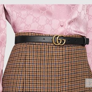 Real Thin Gucci Belt